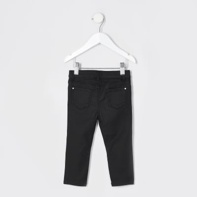 river island black coated molly jeggings