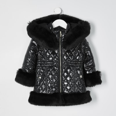 river island mini girls coats