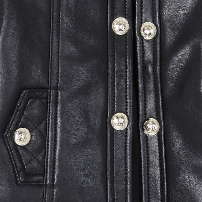 river island girls leather jacket