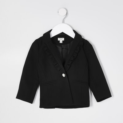 baby girl black coat