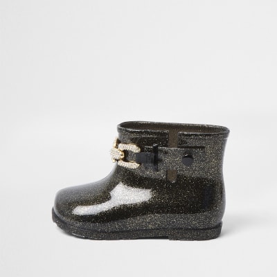 river island girls black boots