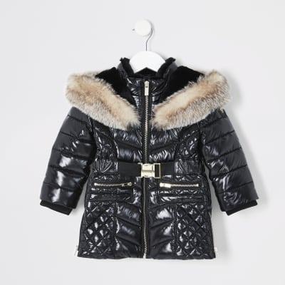 river island mini girls coats