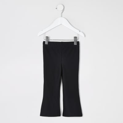 black kick flare leggings