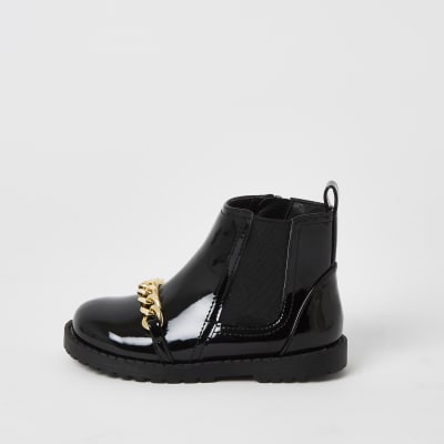 river island chain boots