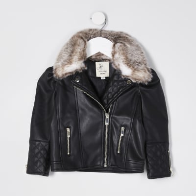 baby boy leather jacket river island