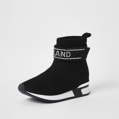 embellished sock trainers