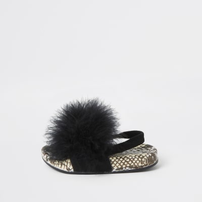 river island girls sliders