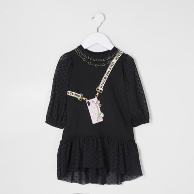 river island girls jumper dress