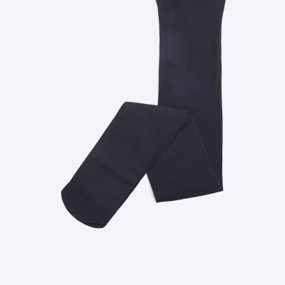 Mini Girls Black Tights