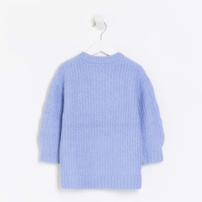 Talbots Women's Medium Petite light blue cable knit sweater Size M/Petite  NWT