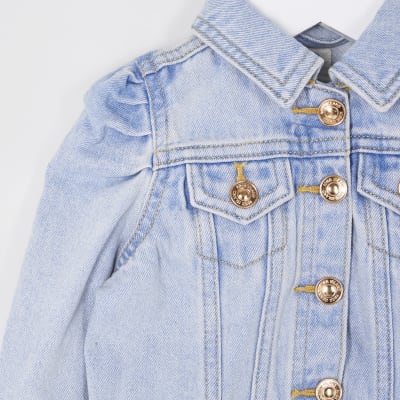 river island girls denim jacket
