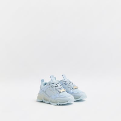 chunky blue trainers