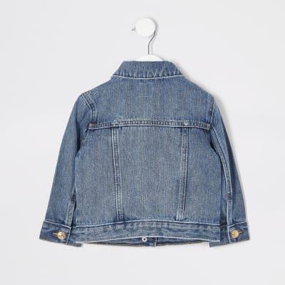 denim jacket ripped back
