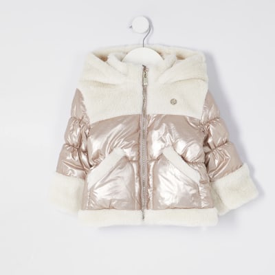 river island bronze coat