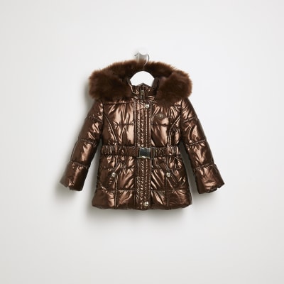 Faux Fur Coat Baby Girl Coats River Island Coats Jackets River