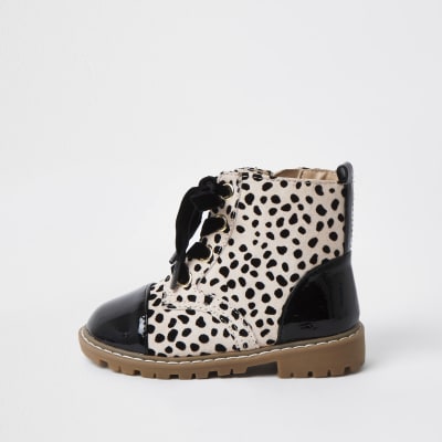 river island leopard boots