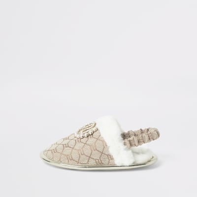 river island girls slippers