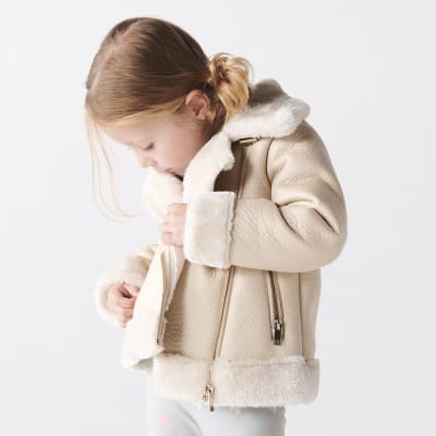 Baby girl hot sale aviator jacket