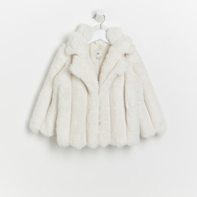 Childrens fur 2025 coats river island