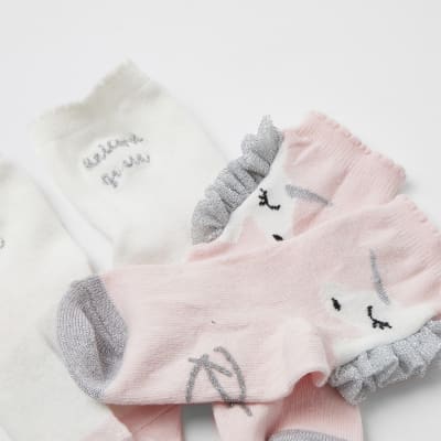 girls cream socks