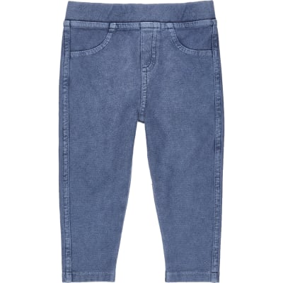 baby girl blue leggings