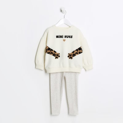 Leopard sweat set new arrivals