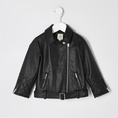 river island girls biker jacket