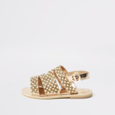 river island embellished sandals