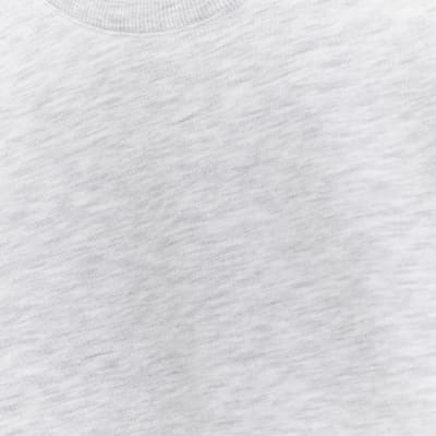 Mini Girls Grey Marl RI Logo Sweatshirt