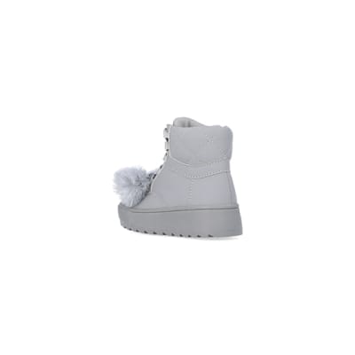 River island pom pom hot sale boots