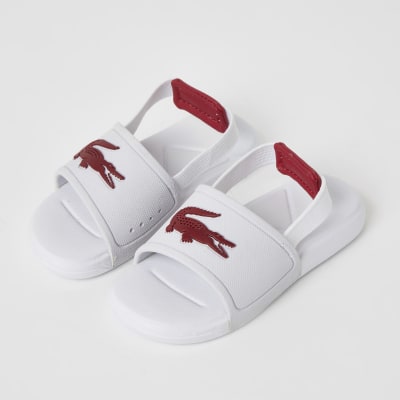 lacoste toddler sliders