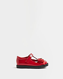 Mini Girls Leather Bow Mary Jane Shoe