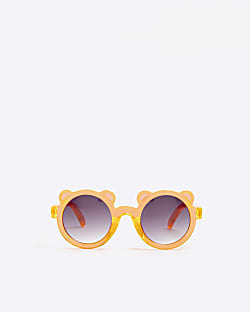 Mini girls orange bear sunglasses