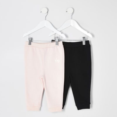 pink and black joggers