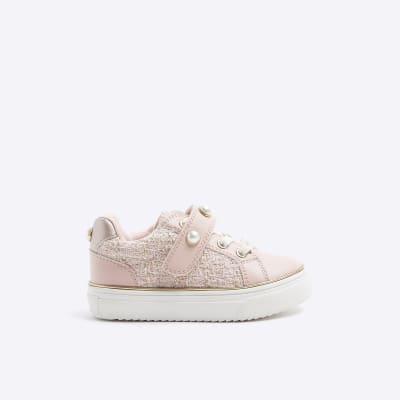 River island best sale pink trainers