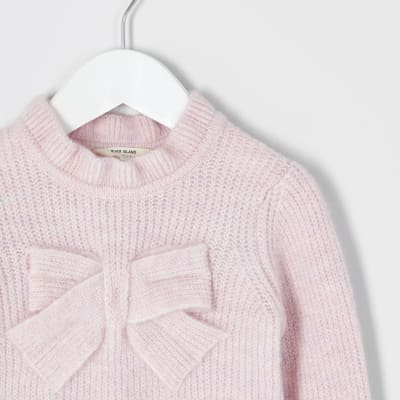 river island pink jumper dress