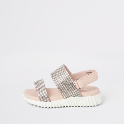 girls chunky sandals