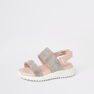 river island sparkly sandals