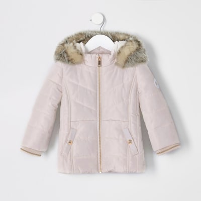 river island childrens faux fur coats jackets