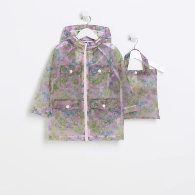 River island kids store raincoat