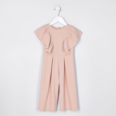 girls pink jumpsuit