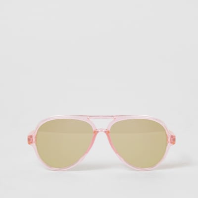 river island pink sunglasses