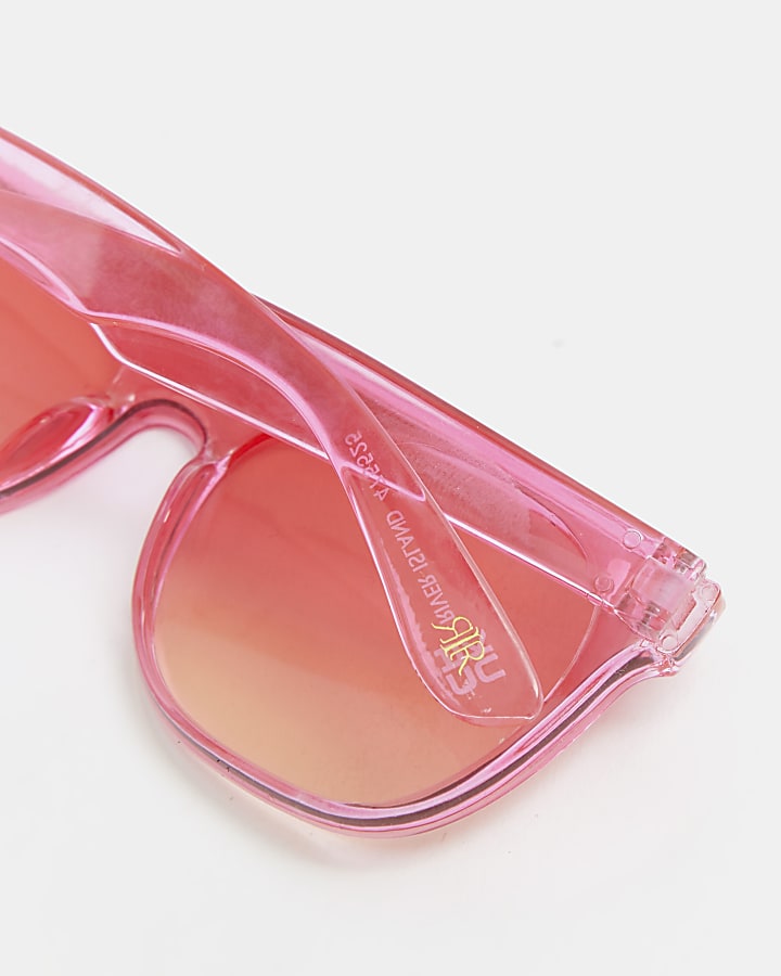 Mini girls pink ombre visor sunglasses