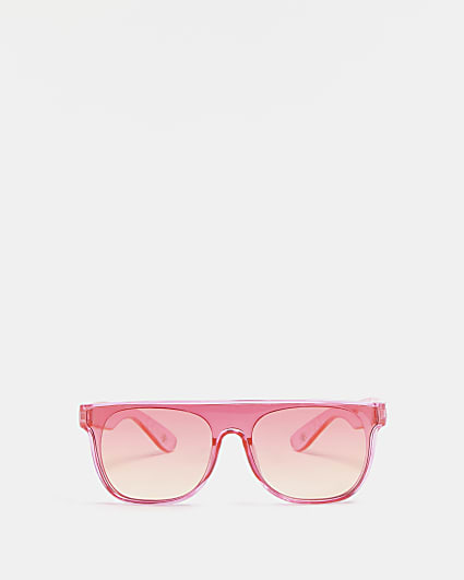 Mini girls pink ombre visor sunglasses
