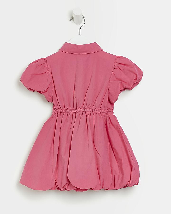 Mini girls Pink Puffball dress
