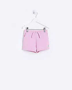 Mini Girls Pink Pull On Shorts