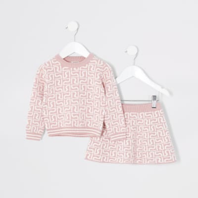 river island girls jumper dress