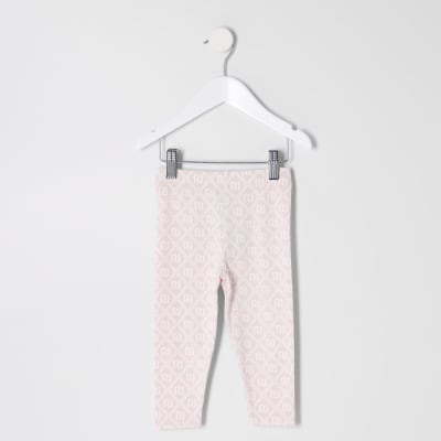 baby girl pink leggings