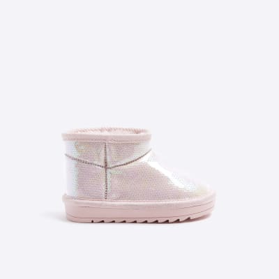 Little girl 2024 sequin boots