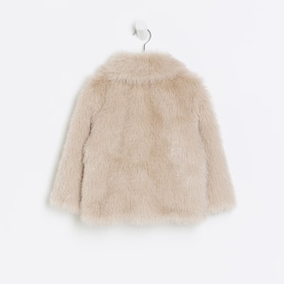 River island best sale girls fur coat